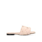 Multicolor Leather Flat Sandals