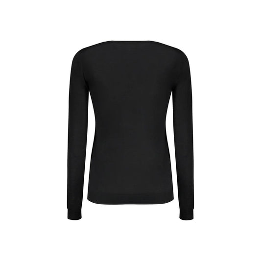 Black Virgin Wool Sweatshirt
