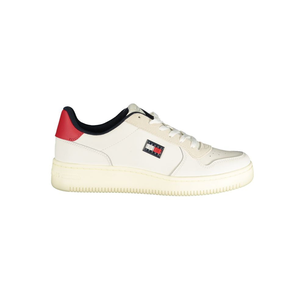 Bianco Poliuretano Uomo Sneaker