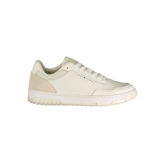 Bianco Polyurethane Men Sneaker