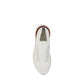White Rubber Low Top Sneakers