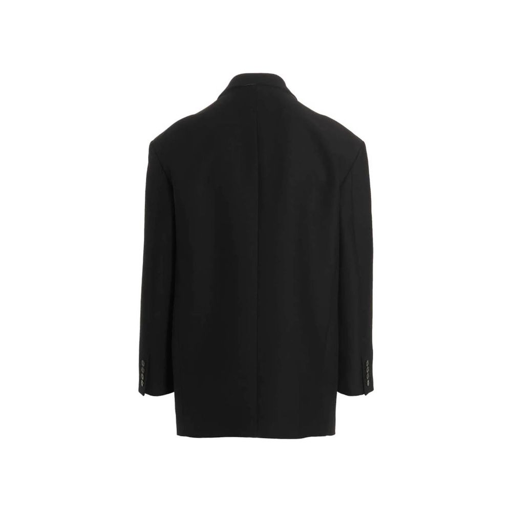 Black Silk Blazer