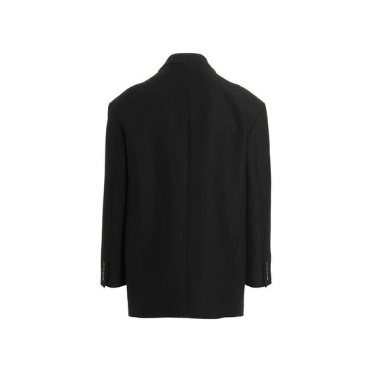 Black Silk Blazer
