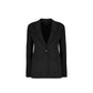 Black Elastane Blazer