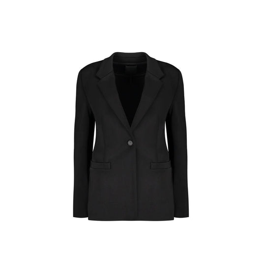 Black Elastane Blazer
