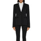 Black Elastane Blazer