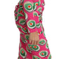 Elegant Pink Silk Sheath Bodycon Dress