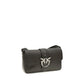 Bicolor Leather Shoulder Bag
