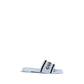 Blue Cotton Sandals