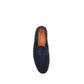 Blue Calf Leather Bos Taurus Slip-On Loafers