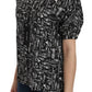 Elegant Musical Instrument Silk Top