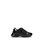 Black Calf Leather Bos Taurus Chunky Sneakers