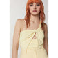 Yellow Acetate Tank Tops