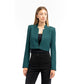 Brown Polyester Blazer