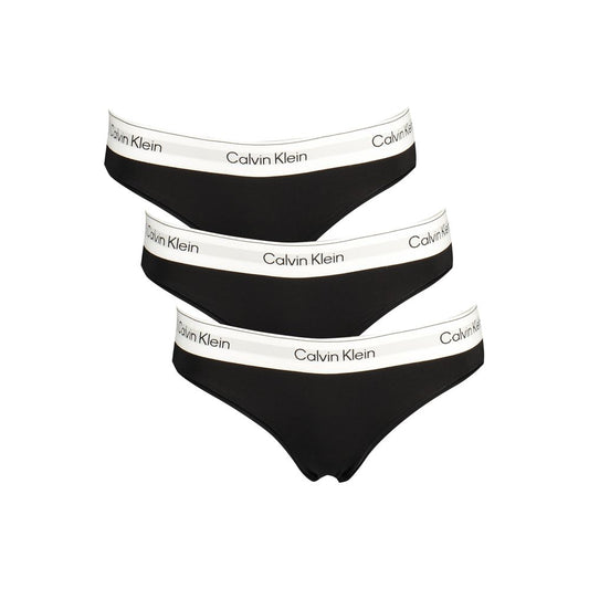 Black Cotton Women Underwear