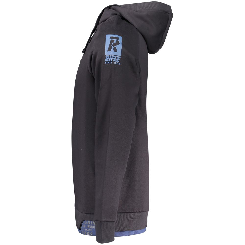 Blue Cotton Men's Sweatshirt