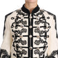 Elegant Off-White Baroque Jacket