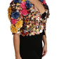 Enchanted Sicily Crystal-Embellished Short Jacket