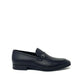 Black Calfskin Slip-On Loafers