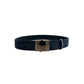 Black Polyester Men's Belt