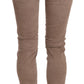 Chic Brown Slim Fit Skinny Jeans