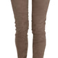 Chic Brown Slim Fit Skinny Jeans
