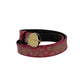 Red Genuine Leather Women Belt
