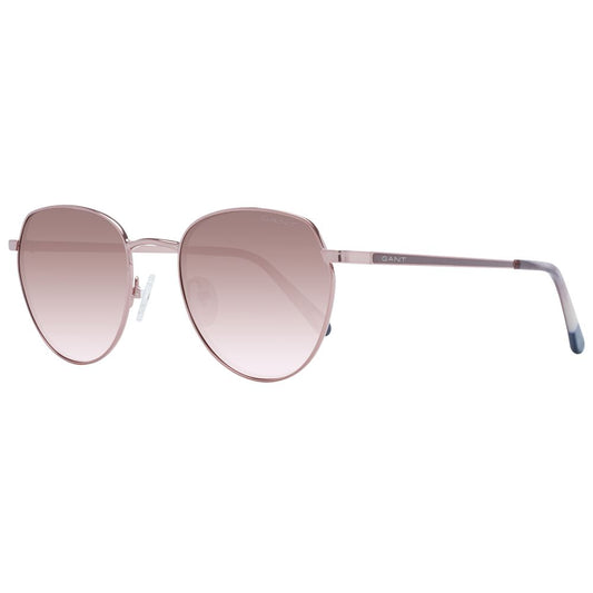 Rose Gold Metal Sunglasses
