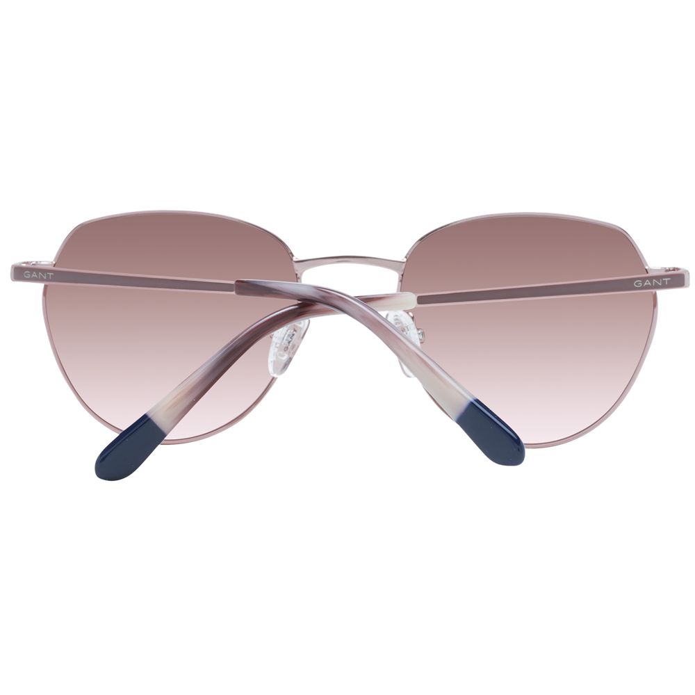 Rose Gold Metal Sunglasses
