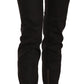 Cotton Black Mid Waist Skinny Denim Jeans