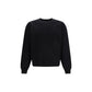 Black Cotton Sweatshirt
