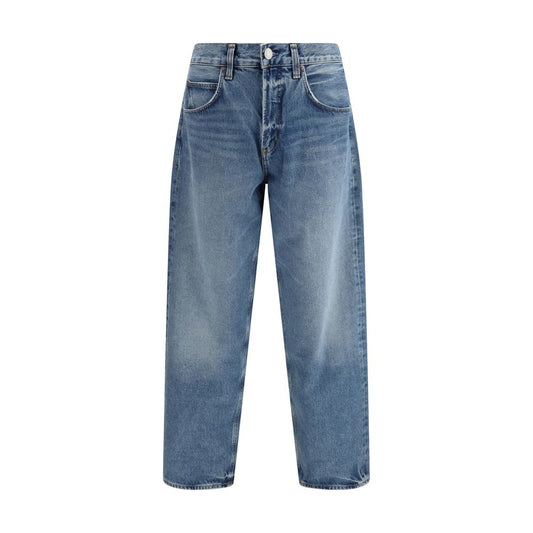 Light Blue Recycled Cotton Tapered Jeans