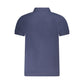 Blu Cotton Men Polo Shirt
