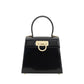 Black Calf Leather Bos Taurus Handbag