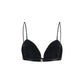 Black Viscose Bra