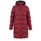 Bordeaux Cotton Full-Length Jacket