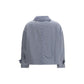 Blue Polyester Shell Jacket