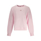 Pink Cotton Women Sweatshirt