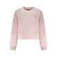 Pink Cotton Women Sweatshirt