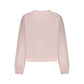 Pink Cotton Women Sweatshirt