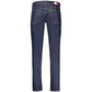 Blue Cotton Men's Slim Tapered Jeans