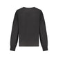 Black Cotton Women Sweatshirt