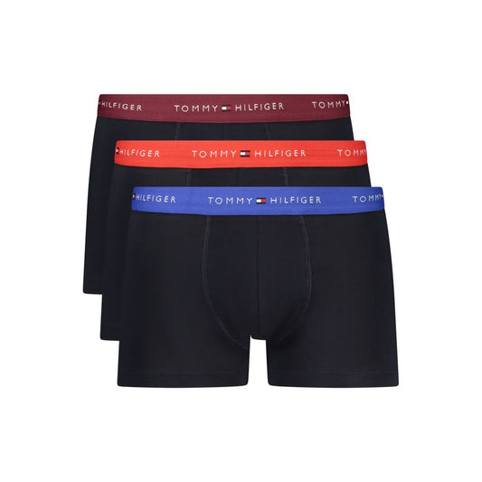 Black Cotton Men's Boxer Short