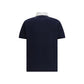 Blue Cotton Polo Shirt