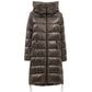 Gray Viscose Parka