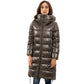 Gray Viscose Parka