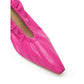 Fuchsia Leather Slippers