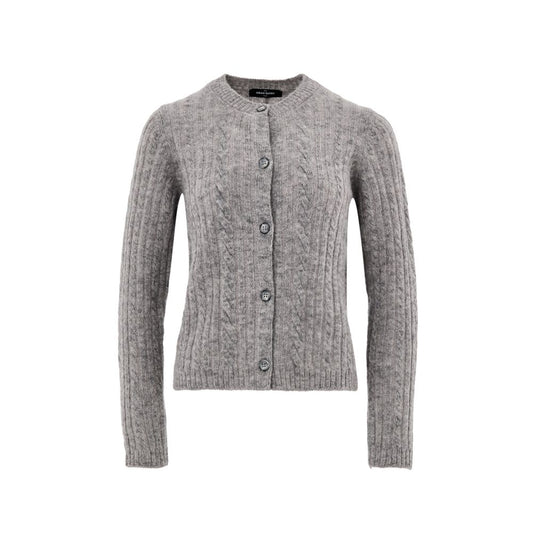 Gray Wool Cardigan