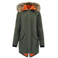 Green Cotton Parka