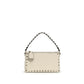 Beige Calf Leather Bos Taurus Shoulder Bag